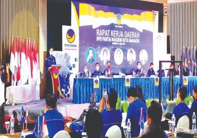 Sambut Pemilu Serentak 2024, Nasdem Manado Bergerak